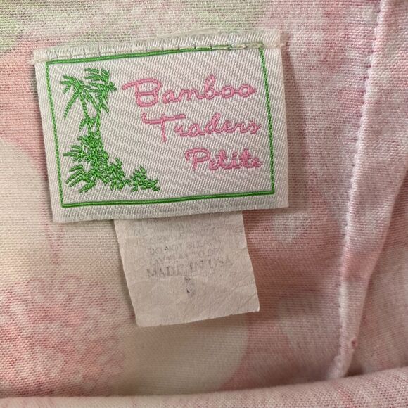 VGT Bamboo Traders Women's Skort Pink Floral Stretch Mini Zipper - Picture 2 of 10